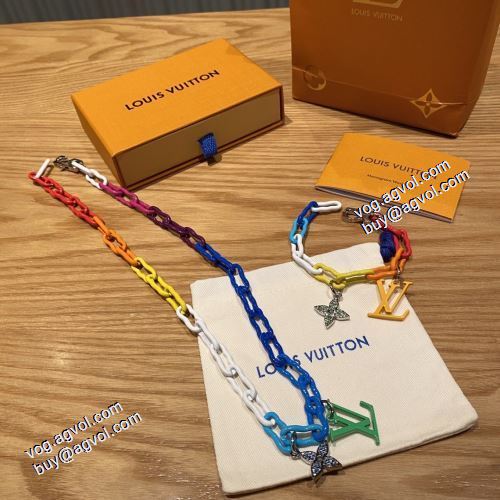 海外セレブ定番愛用 ルイ ヴィトン LOUIS VUITTON 2021春夏 ネックレス LOUIS VUITTONブランドスーパーコピー