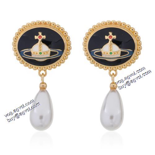 魅力ファッション イヤリング 2021 ヴィヴィアン ウエストウッドコピー ブランド  VIVIENNE WESTWOOD キャッチ付き