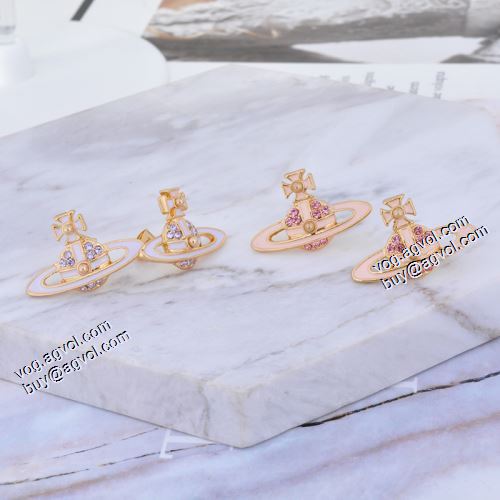 個性的 2021 ヴィヴィアン ウエストウッドスーパーコピー 激安  VIVIENNE WESTWOOD 2色可選 ピアス きらめく