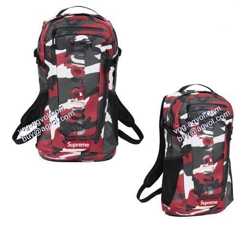 シュプリーム Supreme 人気ブランド 21SS Backpack ナイロン防水 リュック シュプリームブランド コピー 迷彩 4色可選 サイクリング 通勤 通学 バッグ