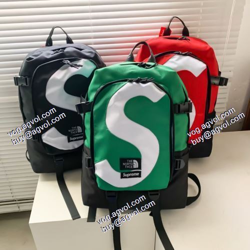 2021春夏 今話題の最新作 シュプリーム SUPREME 45*32*11CM Supreme x TNF Backpack SUPREMEブランド コピー リュック リュックサック 3色可選