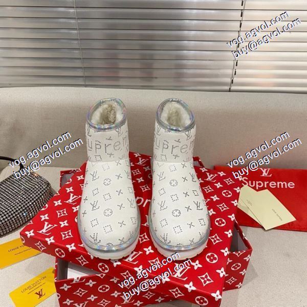 シュプリーム Supreme 2020秋冬 極上の着心地 Supreme LV UGG三者連名 ブーツレディース シュプリームスーパーコピー 冬用防寒 3色可選