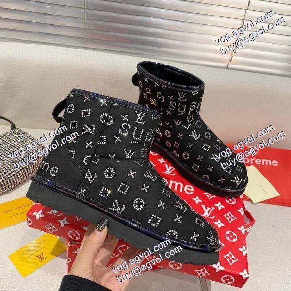 シュプリーム Supreme 2020秋冬 極上の着心地 Supreme LV UGG三者連名 ブーツレディース シュプリームスーパーコピー 冬用防寒 3色可選
