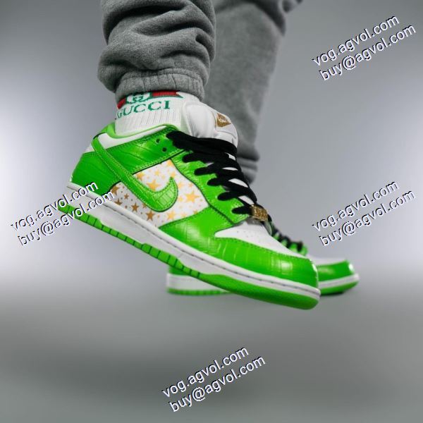 2020秋冬 サイズ豊富 Supreme x Nike SB Dunk Low 