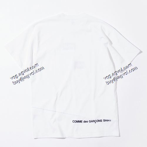 シュプリーム SUPREME 値下げ！ 2021 Supreme x CDG Split Box Logo Tee SUPREMEコピーブランド 半袖Tシャツ 2色可選 クールビズ