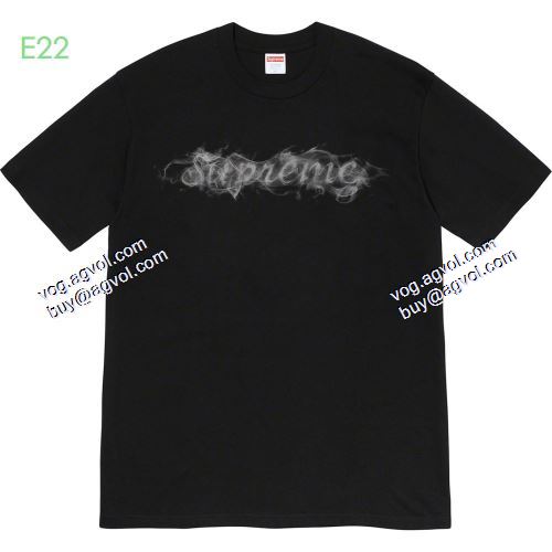 2021春夏 SALE!今季 Supreme Smoke Tee 煙がLogoとしている シュプリームスーパーコピー 半袖Tシャツ 2色可選 シュプリーム SUPREME