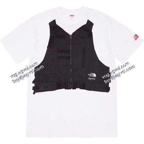 シュプリーム SUPREME 2021春夏 ～希少 シュプリームブランド 偽物 通販 Supreme x The North Face RTG Tee 半袖Tシャツ