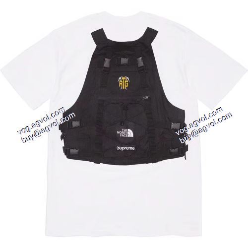シュプリーム SUPREME 2021春夏 ～希少 シュプリームブランド 偽物 通販 Supreme x The North Face RTG Tee 半袖Tシャツ