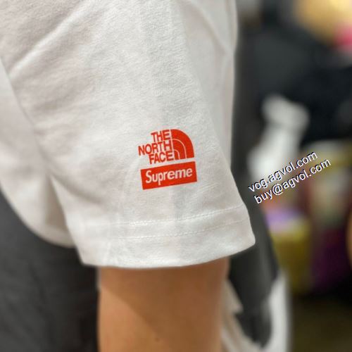 シュプリーム SUPREME 2021春夏 ～希少 シュプリームブランド 偽物 通販 Supreme x The North Face RTG Tee 半袖Tシャツ