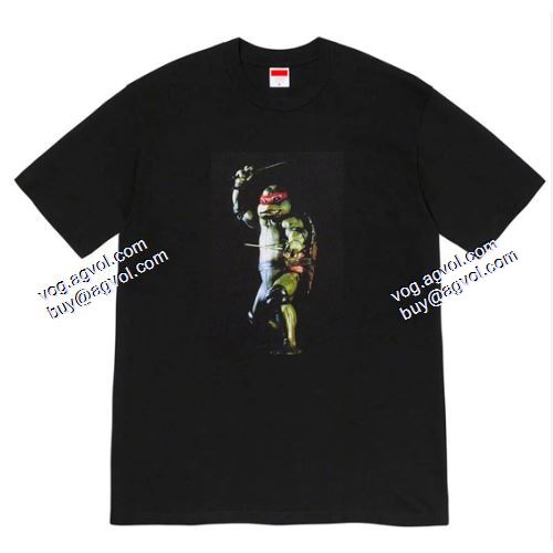 人気が爆発 シュプリーム supreme 2021春夏 Raphael Tee 忍者神亀 シュプリームブランドコピー 半袖Tシャツ 6色可選
