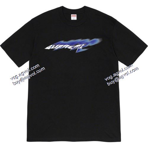 欧米韓流 Supreme 21SS Wind Tee SUPREMEスーパーコピー 電光風影LOGO 半袖Tシャツ 4色可選 シュプリーム 着回し度抜群