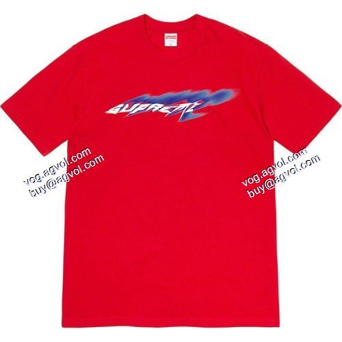 欧米韓流 Supreme 21SS Wind Tee SUPREMEスーパーコピー 電光風影LOGO 半袖Tシャツ 4色可選 シュプリーム 着回し度抜群