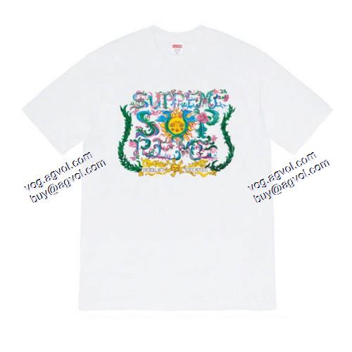 シュプリーム SUPREMEスーパーコピー 激安 存在感◎ 2021春夏 Supreme Week 1 Crest Tee 半袖Tシャツ 3色可選