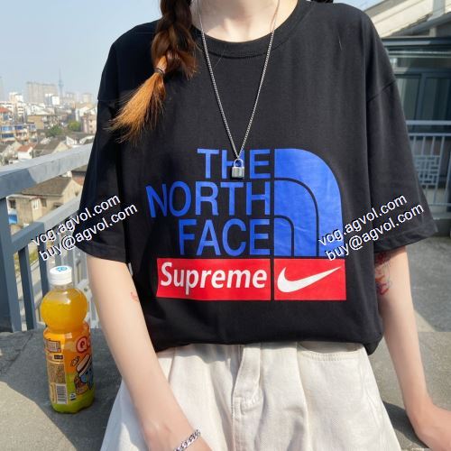 上質 大人気！THE NORTH FACE X NIKE X SUPREME 半袖Tシャツ 2色可選 シュプリーム SUPREMEブランドスーパーコピー 2021春夏