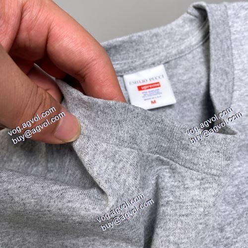 変わらない人気を誇る シュプリーム Supreme 2021SS Emilio Pucci Box Logo Tee 半袖Tシャツ SUPREMEコピーブランド 多色選択可 男女兼用