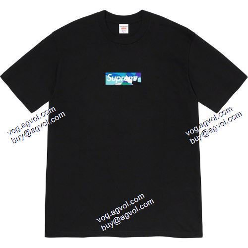 変わらない人気を誇る シュプリーム Supreme 2021SS Emilio Pucci Box Logo Tee 半袖Tシャツ SUPREMEコピーブランド 多色選択可 男女兼用