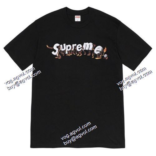 高評価の人気品 シュプリーム Supreme 2021SS Apes Tee 完売必至の人気モデルをご紹介 SUPREME偽物ブランド 丸首半袖Tシャツ 4色可選 男女兼用