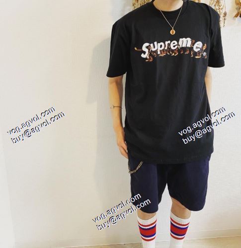 高評価の人気品 シュプリーム Supreme 2021SS Apes Tee 完売必至の人気モデルをご紹介 SUPREME偽物ブランド 丸首半袖Tシャツ 4色可選 男女兼用