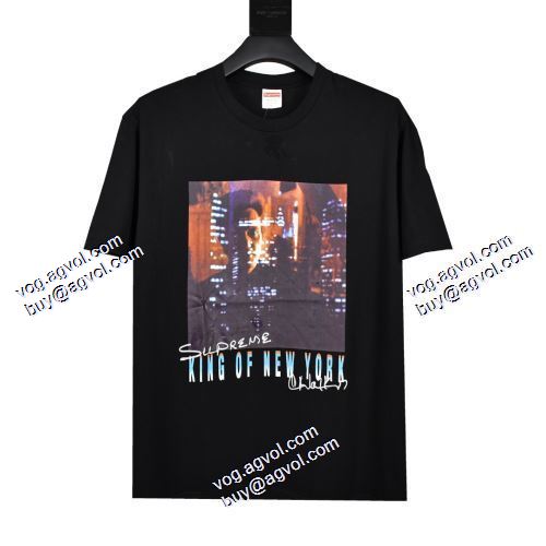 2021春夏 TOPセラー賞受賞！シュプリーム SUPREME CHRISTOPHER WALKEN KING OF NEW YORK 半袖Tシャツ 2色可選 SUPREMEスーパーコピー 男女兼用