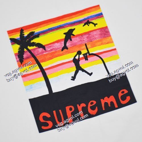 目玉商品 シュプリーム Supreme 2021ss Week8 Dunk Tee 高級感溢れるデザイン シュプリームスーパーコピー 半袖Tシャツ 2色可選 男女兼用