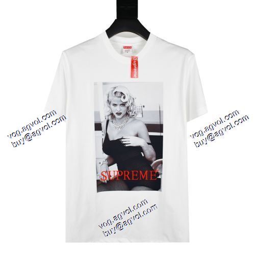 上質 大人気！シュプリーム Supreme 2021春夏  Anna Nicole Tee シュプリームコピー 半袖Tシャツ 2色可選 男女兼用