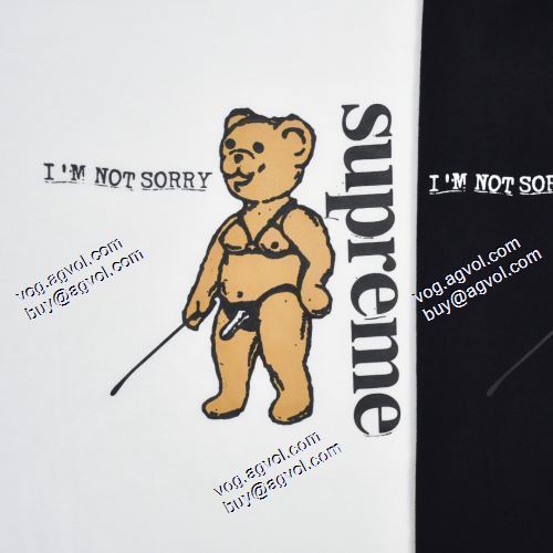 シュプリーム Supreme 21SS Not Sorry Tee 半袖Tシャツ 2色可選 2年以上連続１位獲得 男女兼用 シュプリームコピー ブランド