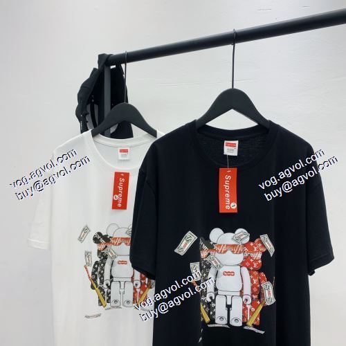 2021春夏 SUPREME 早くも完売している supreme x Louis Vuitton 半袖Tシャツ シュプリームコピーブランド 2色可選 男女兼用