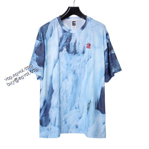 シュプリーム SUPREME Supreme TNF 21SS Ice Climb Tee 今一番HOTな新品 シュプリームスーパーコピー 半袖Tシャツ 男女兼用