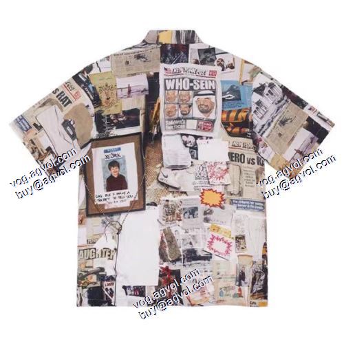 SUPREMEブランド 偽物 通販 ショートパンツ 確定となる上品 Supreme 21ss Dash's Wall Rayon Shirt 半袖シャツ