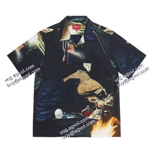 シュプリーム SUPREME 一番人気の新作はこれ Supreme 21ss Firecracker Rayon Shirt 半袖シャツ SUPREMEスーパーコピー 激安