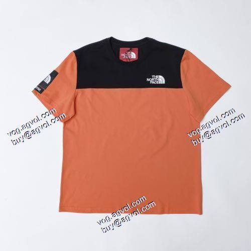 2021春夏 日本未入荷モデル シュプリーム SUPREME X THE NORTH FACE 半袖Tシャツ SUPREME偽物ブランド 男女兼用 7色可選