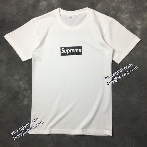 シュプリーム SUPREME 半袖Tシャツ 2021秋冬 芸能人に愛用者続出 SUPREMEブランドスーパーコピー 快適な着心地