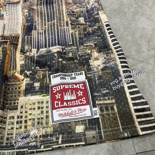 注目のアイテム Supreme シュプリーム 21SS Mitchell & Ness 連名 Jersey シュプリームコピーブランド タンクトップ 半袖Tシャツ カジュアル