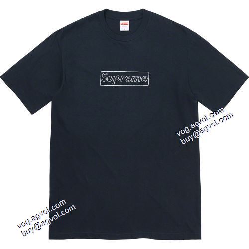半袖Tシャツ 定番のアイテム SUPREMEスーパーコピー シュプリーム Supreme 21ss Kwas Chalk Logo Tee 6色可選