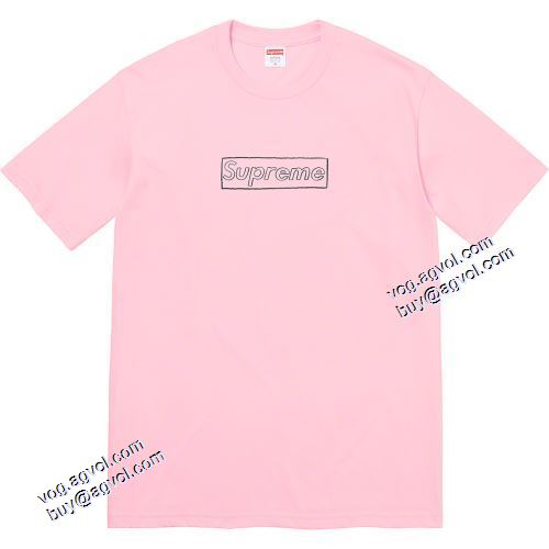 半袖Tシャツ 定番のアイテム SUPREMEスーパーコピー シュプリーム Supreme 21ss Kwas Chalk Logo Tee 6色可選