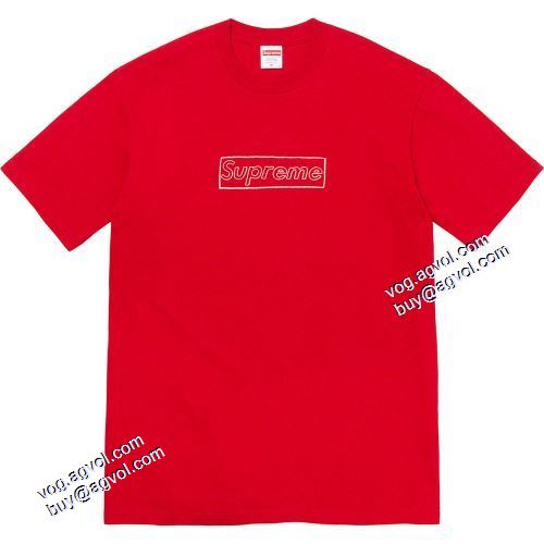 半袖Tシャツ 定番のアイテム SUPREMEスーパーコピー シュプリーム Supreme 21ss Kwas Chalk Logo Tee 6色可選
