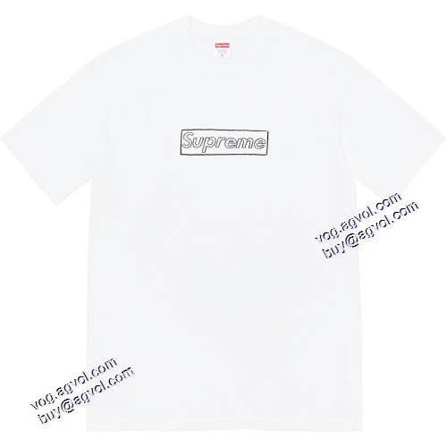半袖Tシャツ 定番のアイテム SUPREMEスーパーコピー シュプリーム Supreme 21ss Kwas Chalk Logo Tee 6色可選