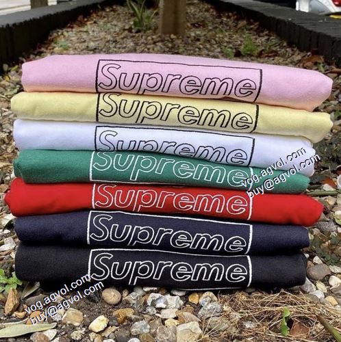 半袖Tシャツ 定番のアイテム SUPREMEスーパーコピー シュプリーム Supreme 21ss Kwas Chalk Logo Tee 6色可選