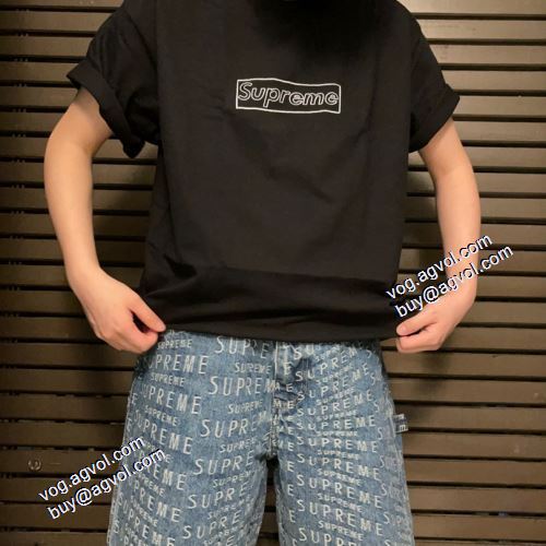 半袖Tシャツ 定番のアイテム SUPREMEスーパーコピー シュプリーム Supreme 21ss Kwas Chalk Logo Tee 6色可選