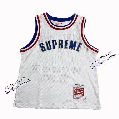 芸能人に愛用者続出 シュプリーム SUPREME 2021秋冬 Mitchell Ness Jersey タンクトップ SUPREMEブランド 偽物 通販