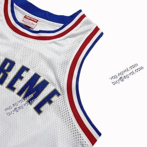 芸能人に愛用者続出 シュプリーム SUPREME 2021秋冬 Mitchell Ness Jersey タンクトップ SUPREMEブランド 偽物 通販
