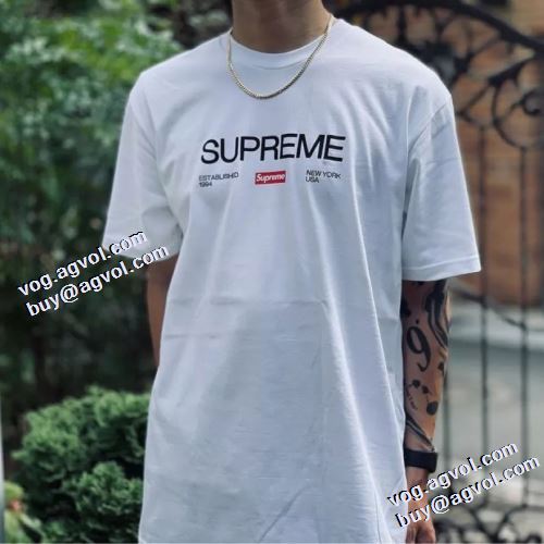 Tシャツ 2色可選 2021春夏 可愛く上品な雰囲気 シュプリームブランド 偽物 通販 シュプリーム SUPREME 体の運動機能を助け シンプル