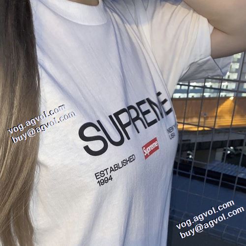 Tシャツ 2色可選 2021春夏 可愛く上品な雰囲気 シュプリームブランド 偽物 通販 シュプリーム SUPREME 体の運動機能を助け シンプル