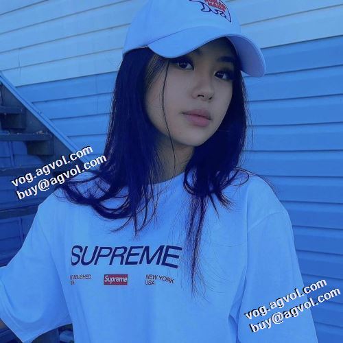 Tシャツ 2色可選 2021春夏 可愛く上品な雰囲気 シュプリームブランド 偽物 通販 シュプリーム SUPREME 体の運動機能を助け シンプル