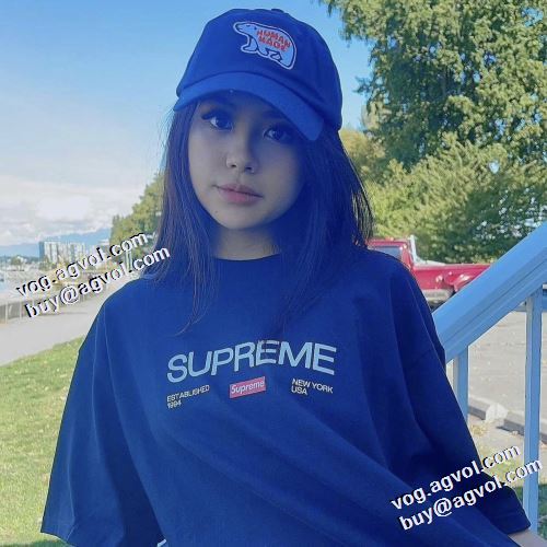Tシャツ 2色可選 2021春夏 可愛く上品な雰囲気 シュプリームブランド 偽物 通販 シュプリーム SUPREME 体の運動機能を助け シンプル
