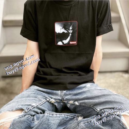 シュプリームスーパーコピー 激安 Tシャツ 2色可選 2021春夏 変わらない人気を誇る 頑丈な素材 優しいフィット感 シュプリーム SUPREME