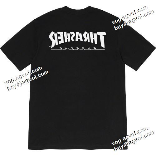 優しいフィット感 早くも完売している 2021春夏 シュプリーム SUPREME 半袖Tシャツ シュプリームコピーブランド 2色可選 お洒落に魅せる