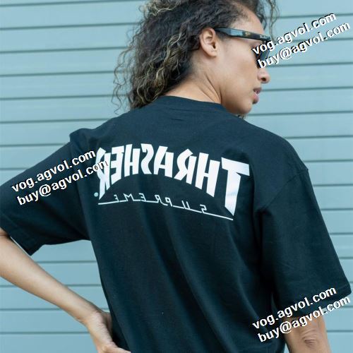 優しいフィット感 早くも完売している 2021春夏 シュプリーム SUPREME 半袖Tシャツ シュプリームコピーブランド 2色可選 お洒落に魅せる