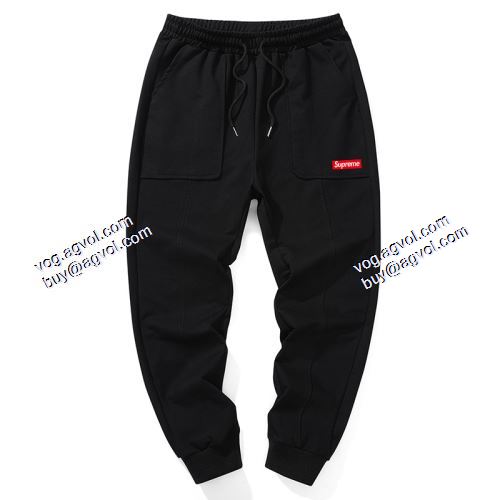 シュプリーム SUPREME セレブ風 スエットパンツ チノパン 2021春夏 SUPREMEコピーブランド 2色可選