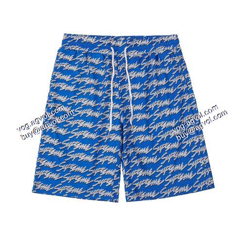大絶賛！2021春夏 SUPREME SIGNATURE SCRIPT LOGO チノパン シュプリーム SUPREMEスーパーコピー ショートパンツ 3色可選